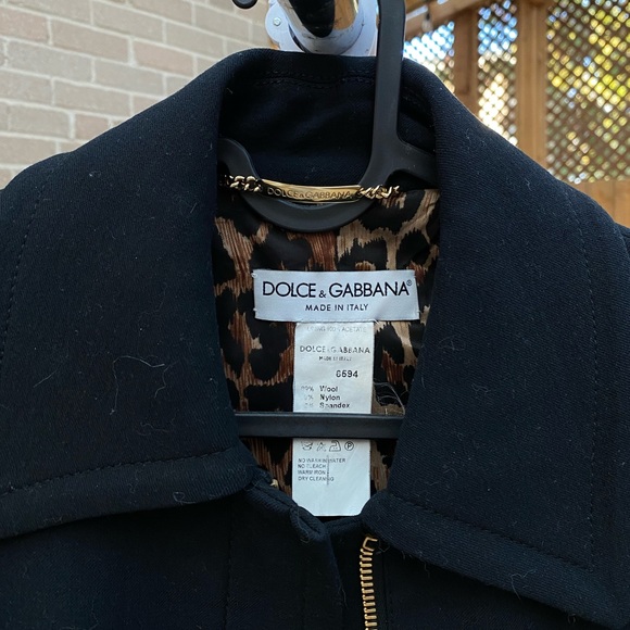 Authentic dolce&gabbana wool mix coat - Picture 2 of 5